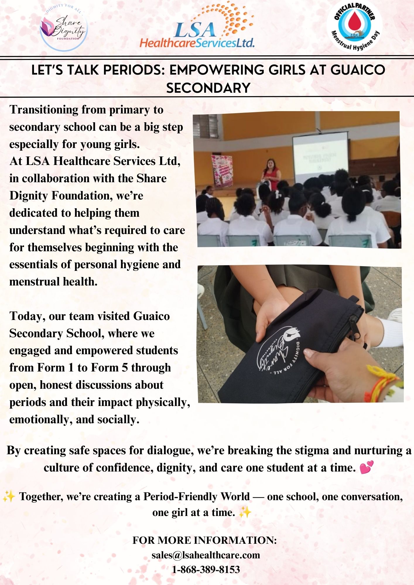Empowering Students at Guaico Secondary School