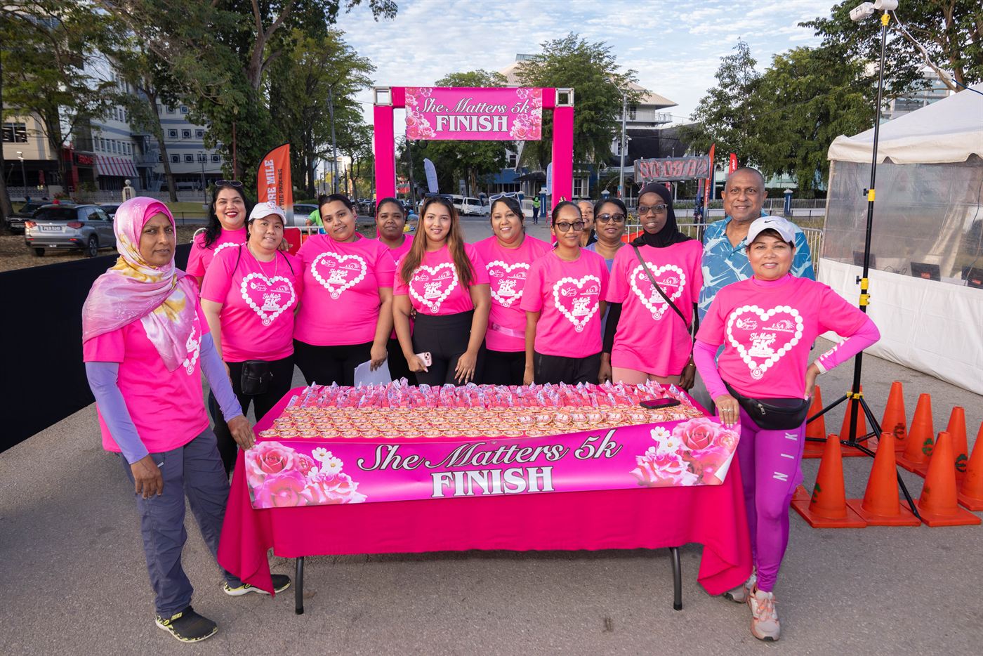 She Matters 5K event team and supporters